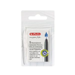 Naboje do pióra kulkowego Herlitz My Pen, 5szt niebieskie